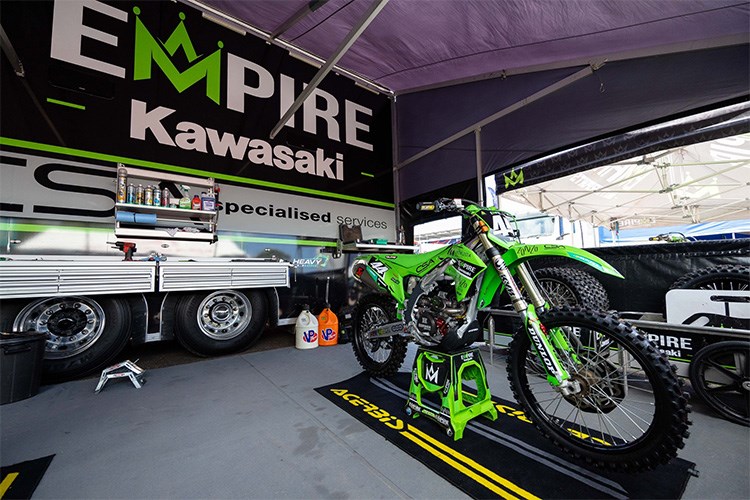 Race day with Empire Kawasaki (photo credit: Foremost Media)